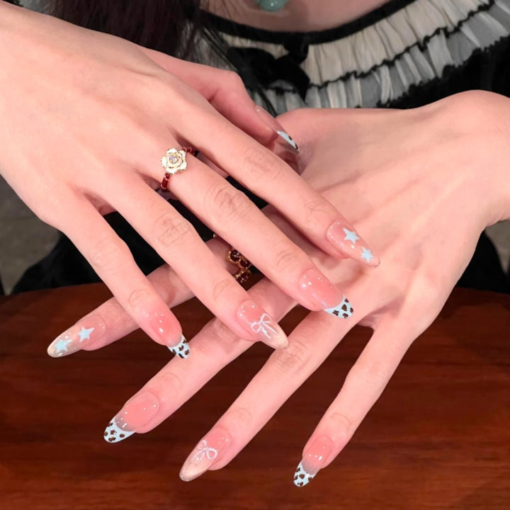 Creative Artistic Press-On Nail Extensions Bowlift