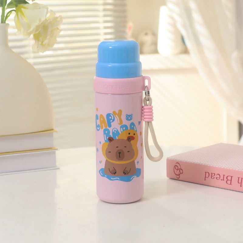 Unisex Thermos Bottle with Animal Design Bowlift