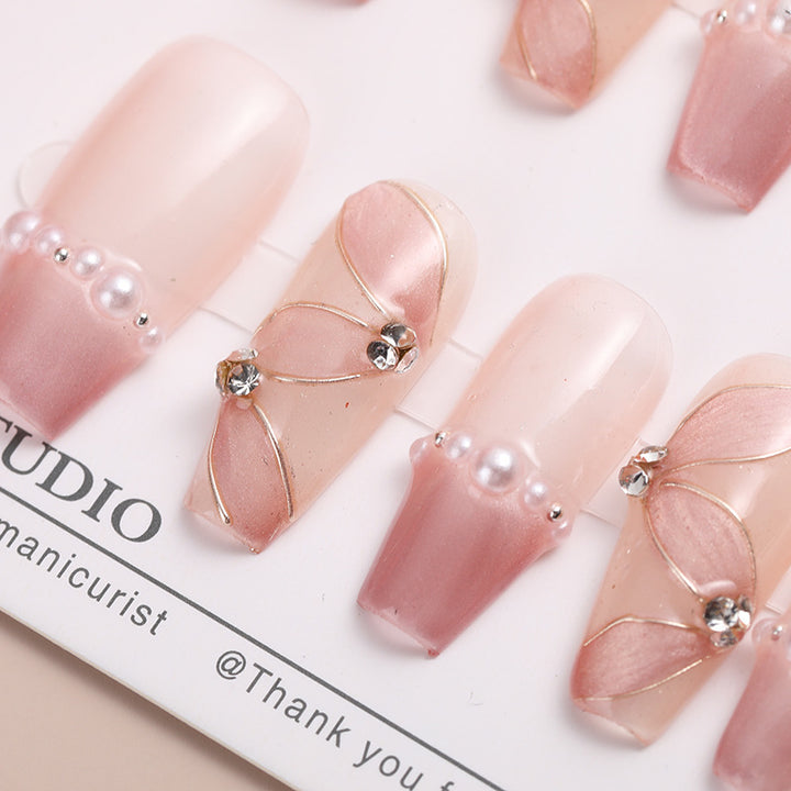 Decorative Press-On Nail Art Bowlift