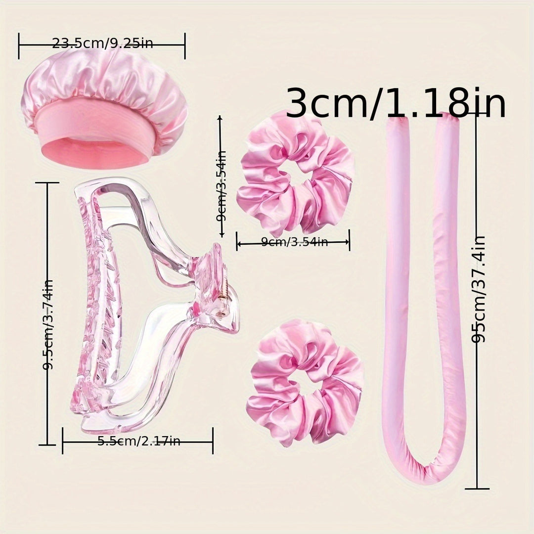 Satin Hair Curling Set
