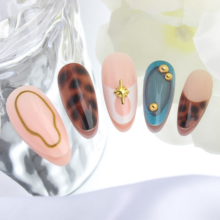 Elegant Gel Press-On Nail Set Bowlift