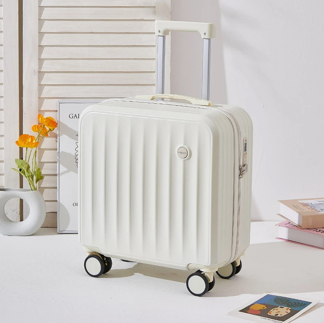 Modern Lightweight Hard-Shell Carry-On Suitcase Bowlift