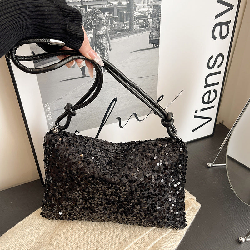 WoSparkling Sequin Evening Handbag Bowlift