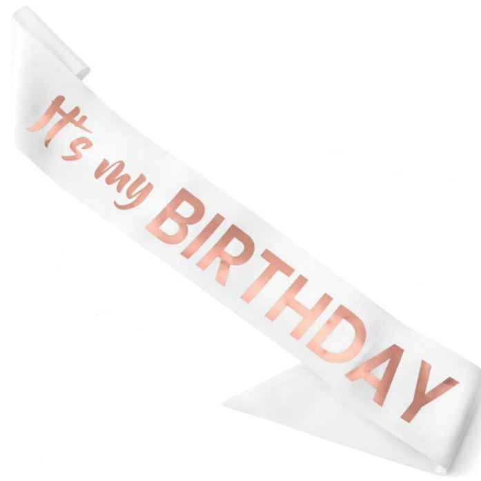 Ladies Festive Birthday Band with Glitter Design Bowlift