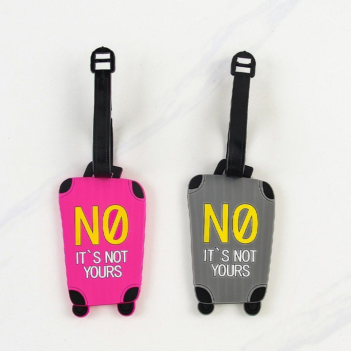 Humorous Luggage Tag Bowlift