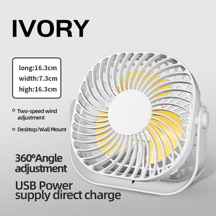 Unisex Adjustable USB Desktop Fan Bowlift