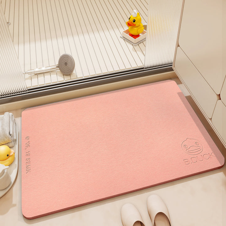 Playful Cartoon Bath Mat Bowlift