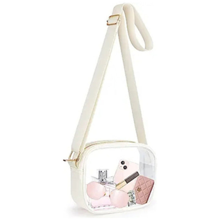 Practical shoulder bag with transparent inserts Bowlift