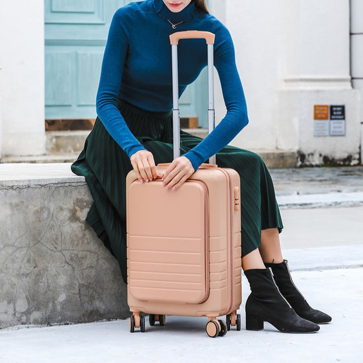 Women's Premium Hard-Shell Carry-On Suitcase Bowlift