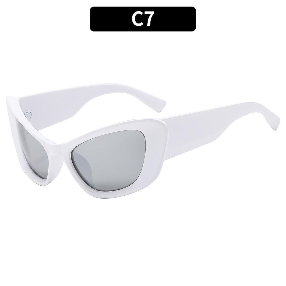 Bold Retro Geometric Sunglasses