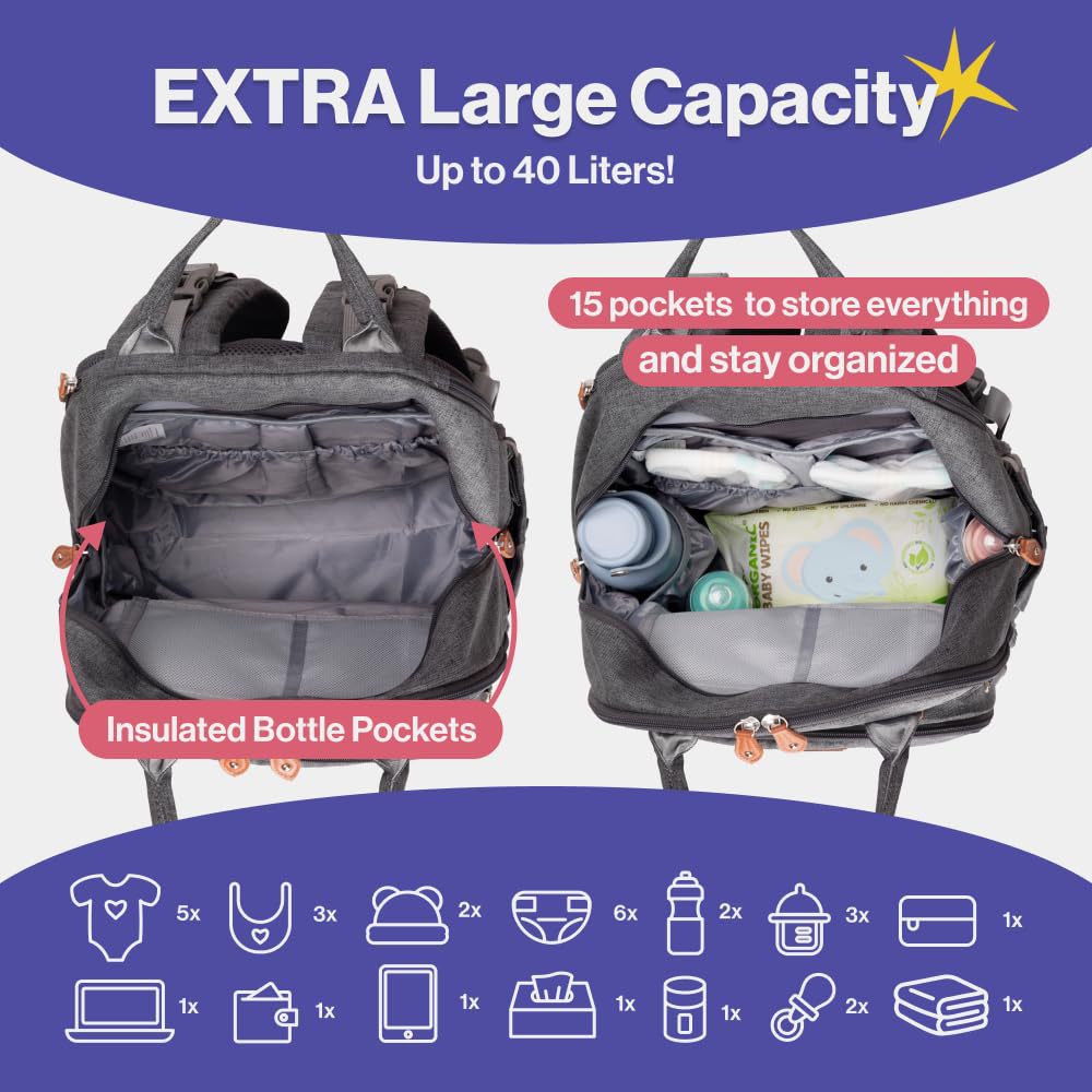 Multifunctional Laptop Backpack with Organizer Bowlift