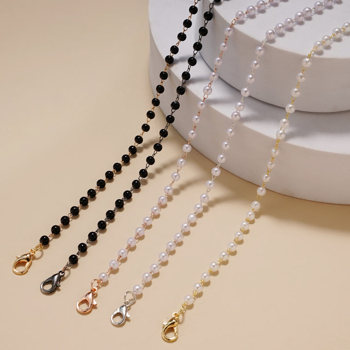 Pearl-Linked Eyewear Chain Bowlift
