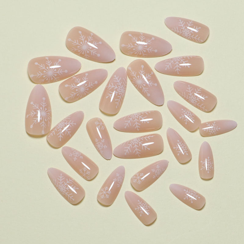 Artistic Glitter Press-On Nail Set Bowlift