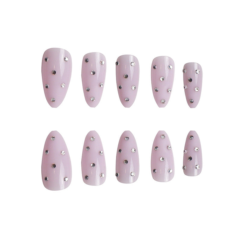 Elegant Glittery Press-On Nail Set Bowlift