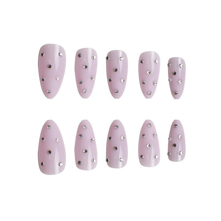 Elegant Glittery Press-On Nail Set Bowlift