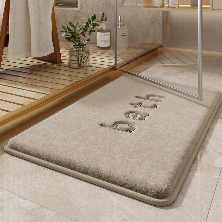 Stylish Absorbent Bathroom Mat Bowlift