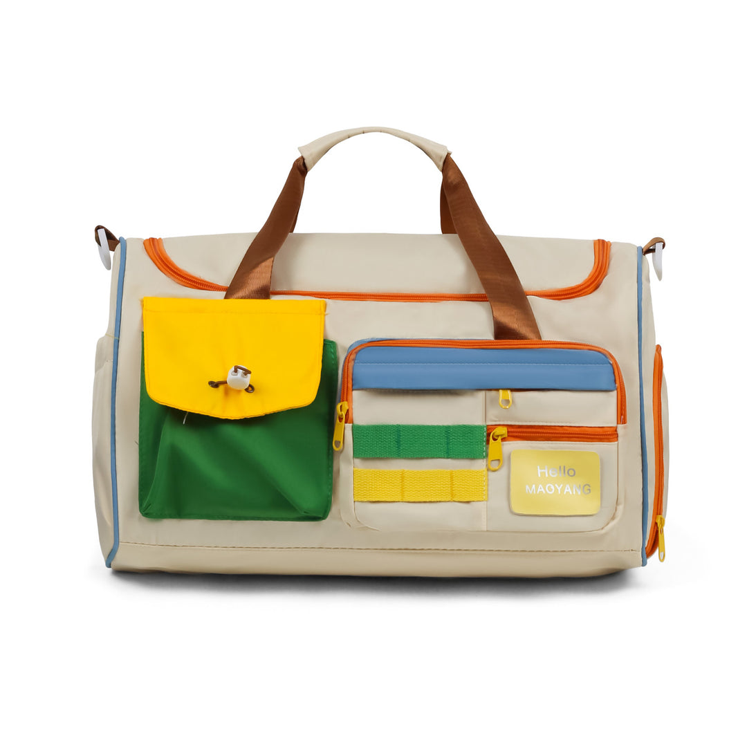 Functional Multi-Pocket Sports Duffel Bag