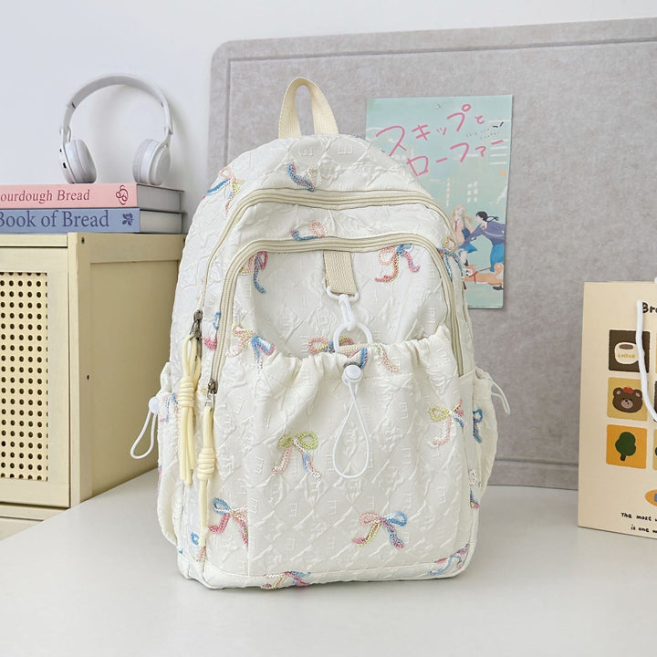 Playful Embroidered Backpack