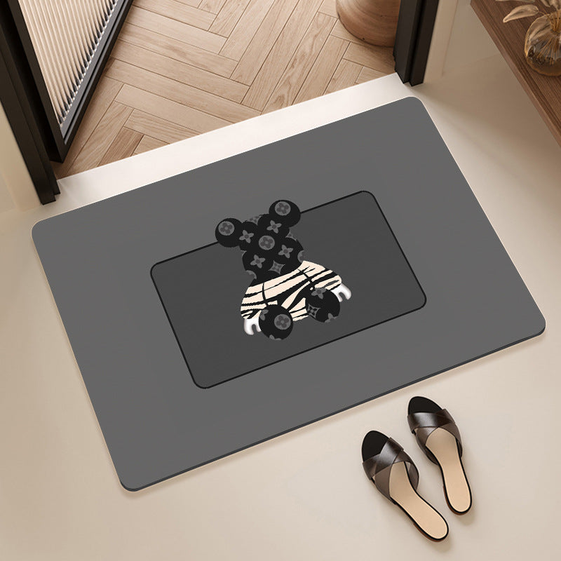 Cute Cartoon-Themed Bath Mat Bowlift