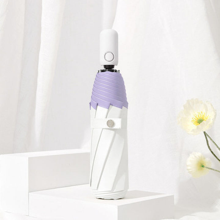 Women Foldable Umbrella with Innovative Anti-Slip Surface Bowlift
