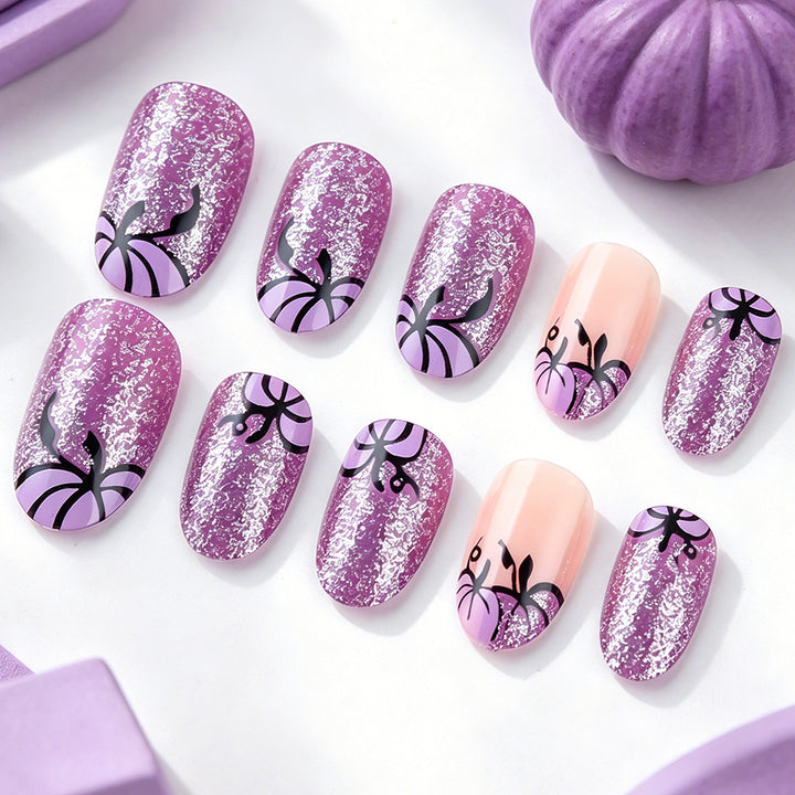 Artistic Glitter Nail Art Bowlift