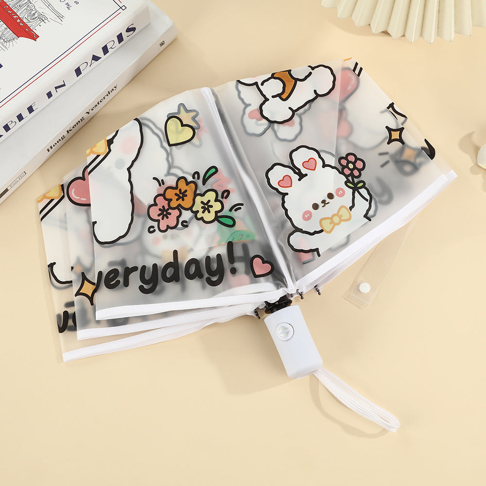 Women folding umbrella with cute animal design Bowlift