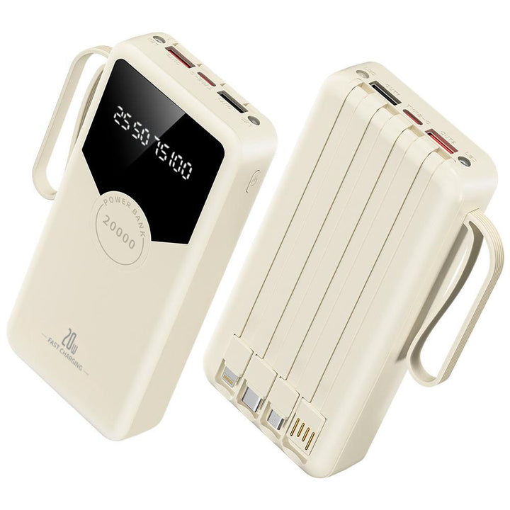 Power bank with fast charging function and LED display Bowlift