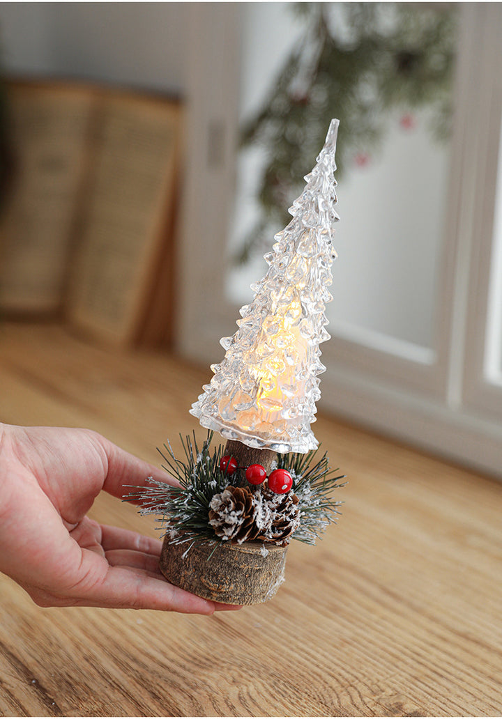 LED Christmas Lantern Table Lamp Decoration
