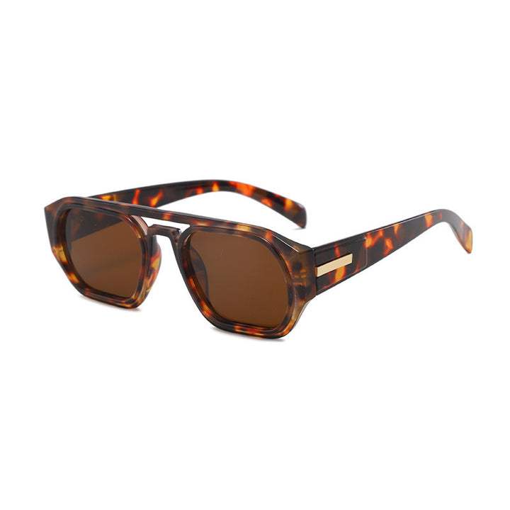 Women’s fashionable rectangular glasses with elegant metal accent Bowlift