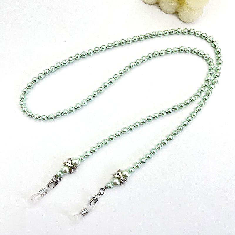 Elegant Pearl Beaded Eyewear Chain Bowlift