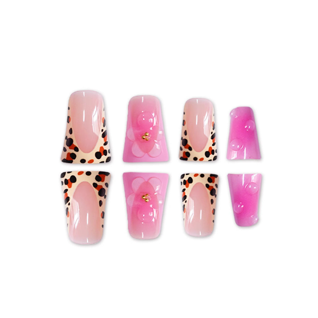 Artistic Floral Gel Press-On Nails Bowlift 1787368914
