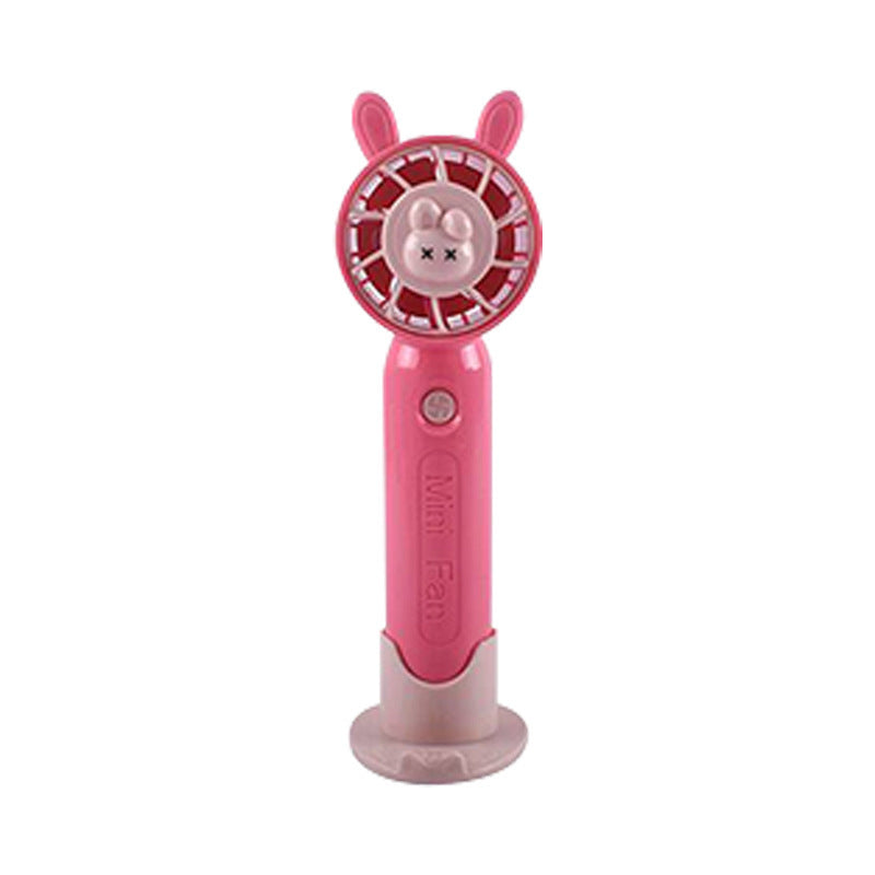 Unisex nan portable rechargeable handheld desk fan with silicone suction base and quiet brushless motor Bowlift