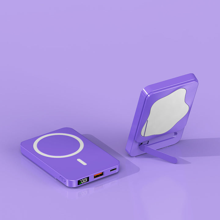 Portable Power Bank with Integrated Mirror Bowlift