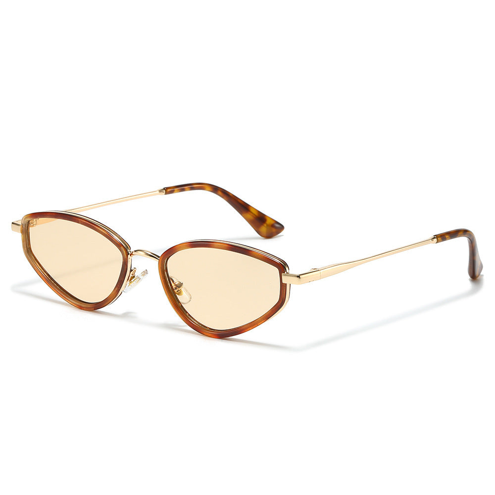 Modern Cat-Eye Sunglasses with Lightweight Frame Bowlift