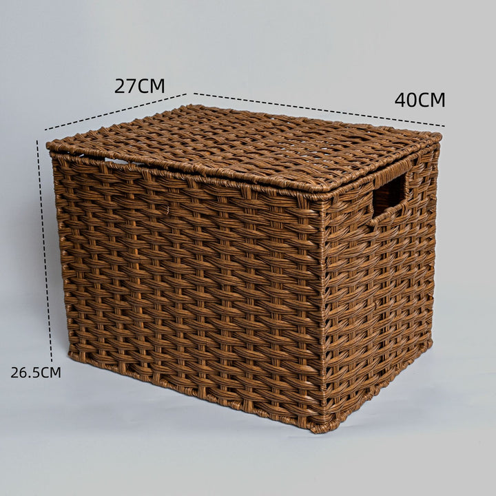 Versatile Wicker Storage Bin Bowlift