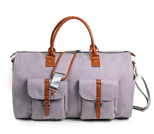 Travel Duffle Bag with Exterior Pockets Bowlift