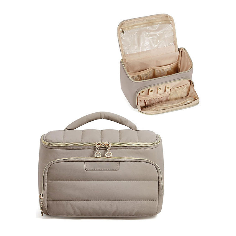 Multifunctional Cosmetic Organizer Bag with Removable Hanging System Bowlift
