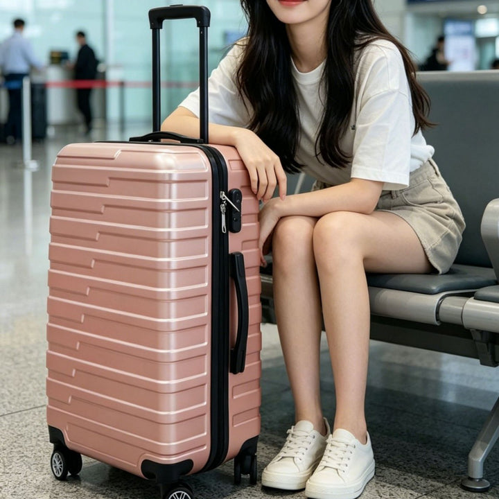 Unisex Sleek Hard Shell Trolley Suitcase Bowlift