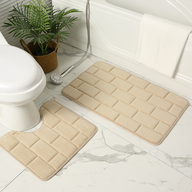 Cushioned Bathroom Mat Set