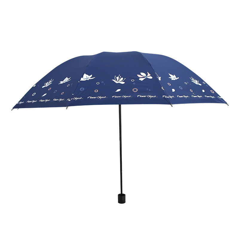 Women elegant umbrella with floral print design Bowlift