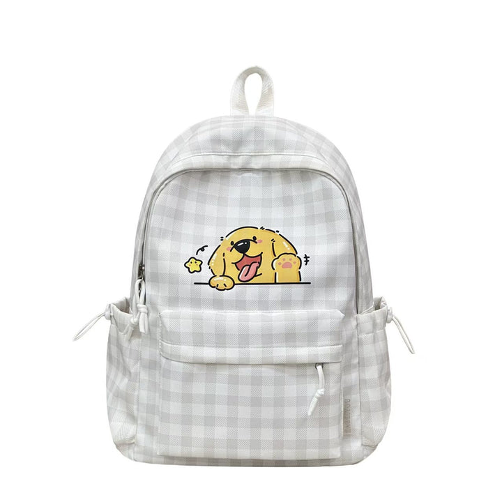 Backpack with Cute Dog Design and Clever Compartment Layout Bowlift