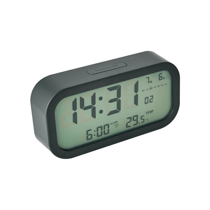 Digital Multifunctional Alarm Clock with Temperature and Day Display Bowlift
