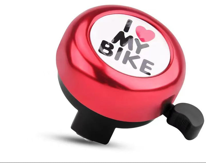compact stainless steel handlebar bell with quick-release thumb lever Bowlift