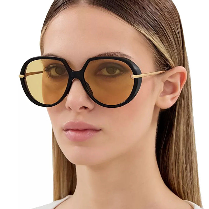 Women's Cat-Eye Sunglasses with glare-free UV protection and luxurious metal frame Bowlift
