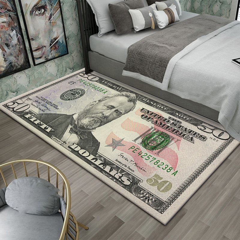 Decorative Euro Banknote Carpet