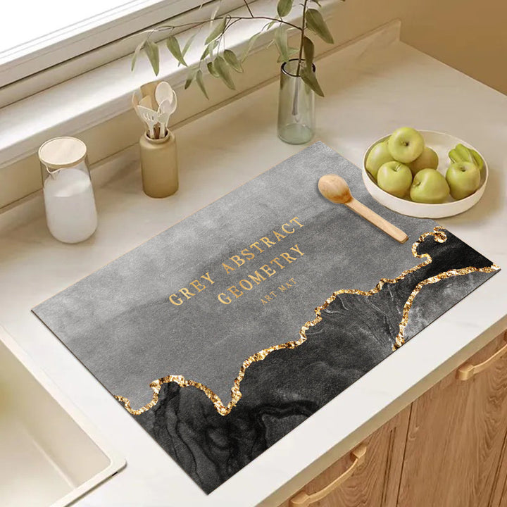 Abstract Geometric Kitchen Mat Bowlift