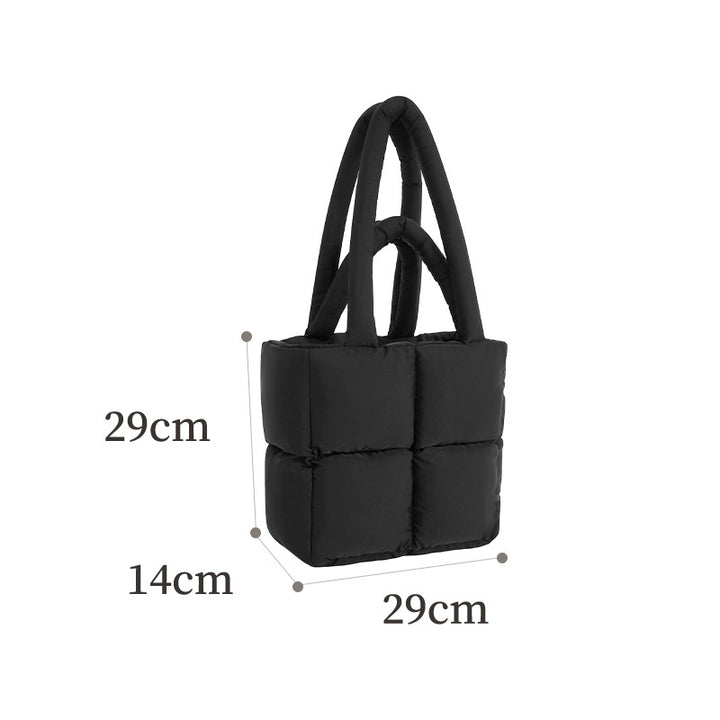 Quilted Puff Tote Bag Bowlift