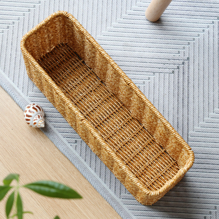 Woven Rectangular Storage Basket Bowlift