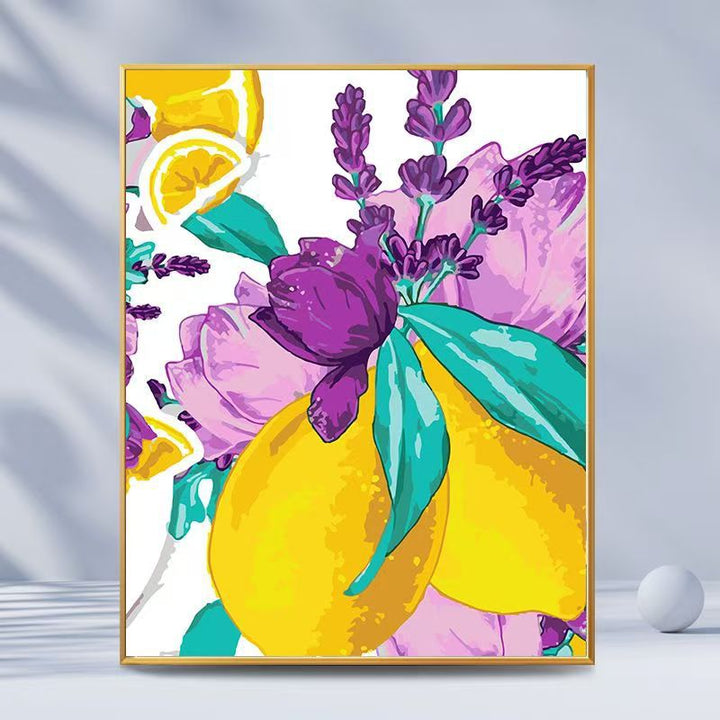 Citrus-Inspired Graphic Art Print Bowlift
