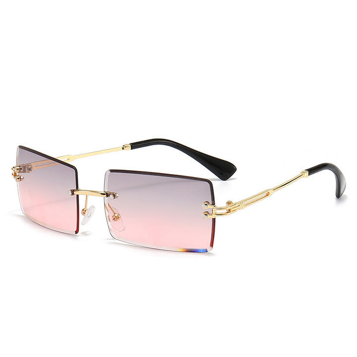 Women's fashionable rectangular sunglasses with gradient lenses Bowlift